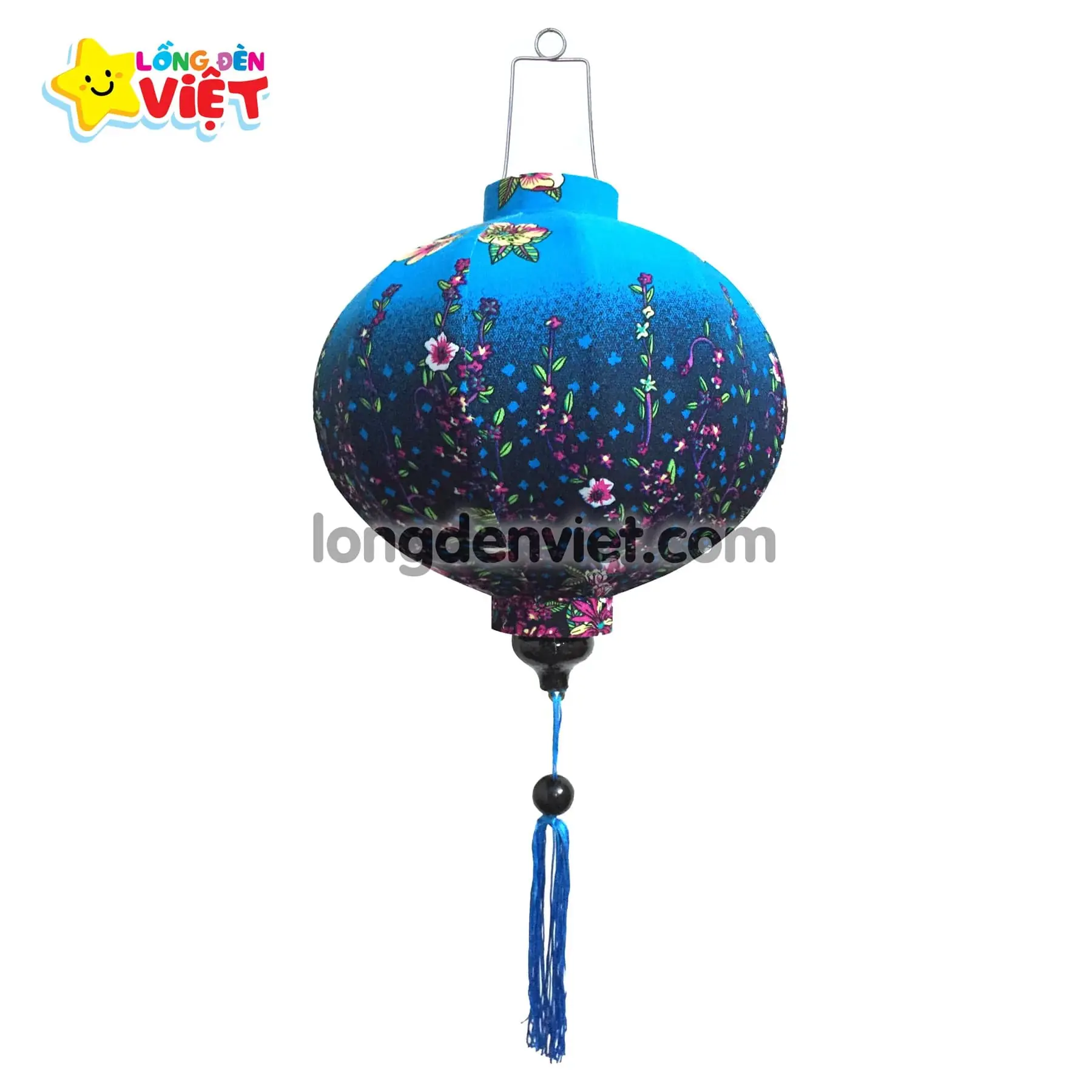 Lồng đèn Hội An Vải Hoa 11 Lồng đèn Hội An Vải Hoa 11 — đèn lồng gỗ Việt Nam | LongDenViet