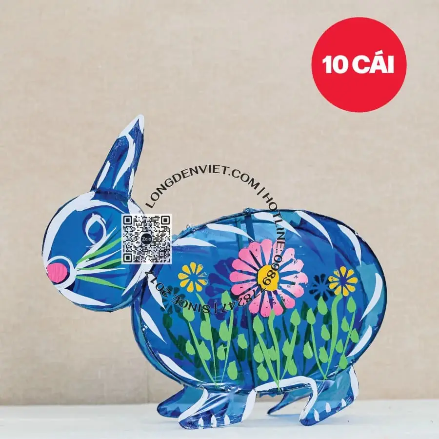 Đèn giấy kiếng thỏ xanh 40cm 10 cái Đèn giấy kiếng thỏ xanh 40cm 10 cái — lồng đèn giá rẻ Việt Nam | LongDenViet