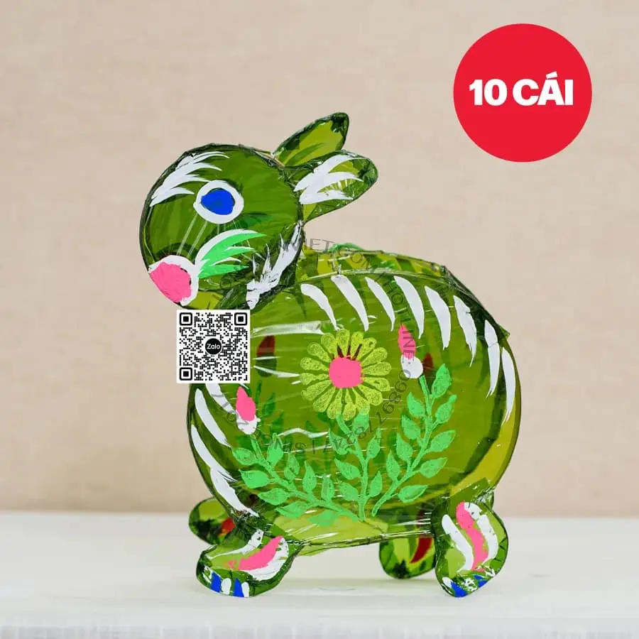 Đèn giấy kiếng thỏ xanh lá 40cm 10 cái Đèn giấy kiếng thỏ xanh lá 40cm 10 cái — lồng đèn giá rẻ Việt Nam | LongDenViet