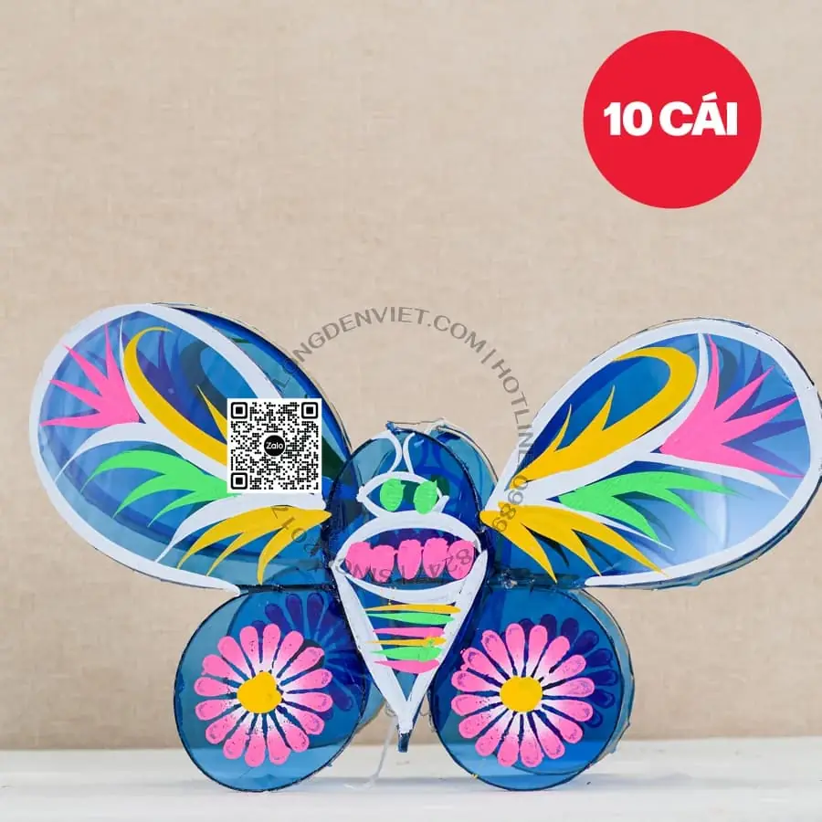 Đèn giấy kiếng bướm xanh 40cm 10 cái Đèn giấy kiếng bướm xanh 40cm 10 cái — lồng đèn giá rẻ Việt Nam | LongDenViet