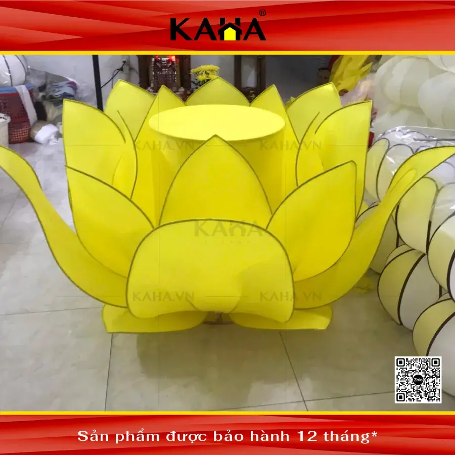 Đèn Lụa Sen KAHA0040 Đèn Lụa Sen KAHA0040 — đèn lồng thủ công Việt Nam | LongDenViet