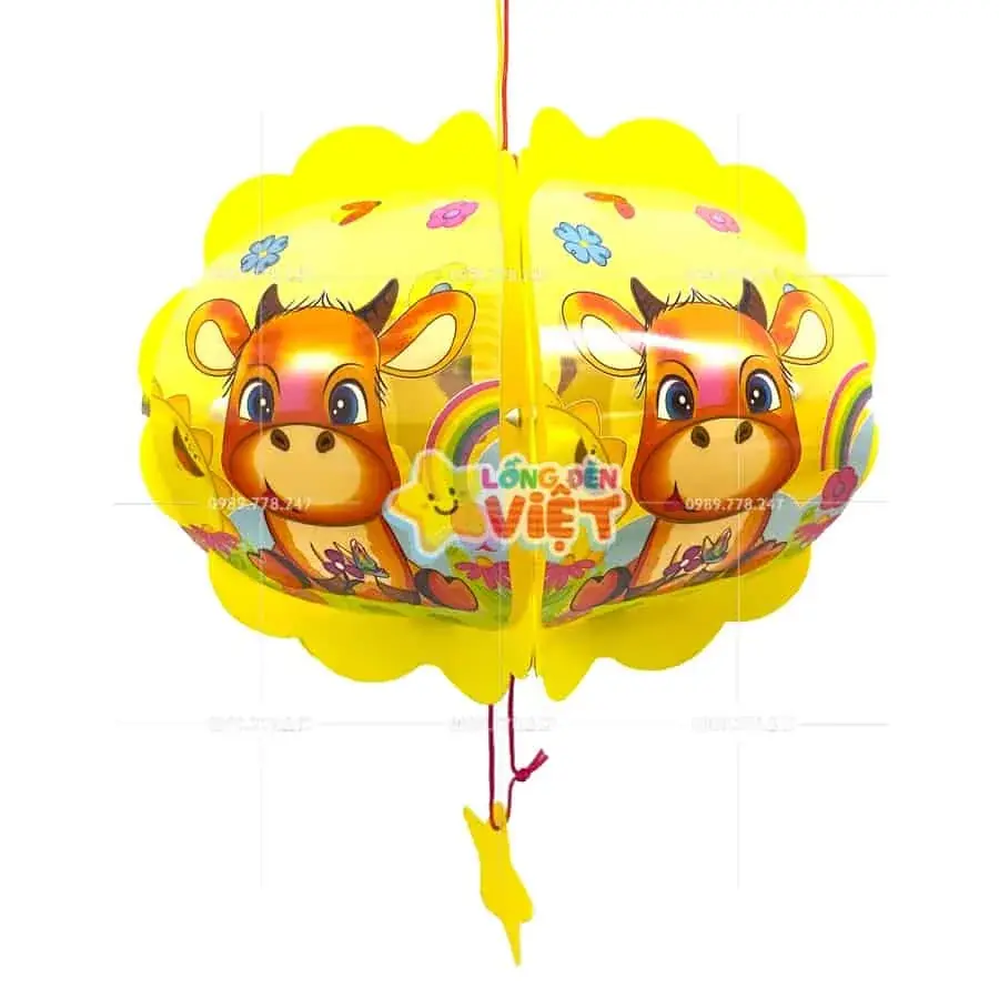 Lồng đèn nhựa Trâu con Lồng đèn nhựa Trâu con — đèn lồng thủ công Việt Nam | LongDenViet