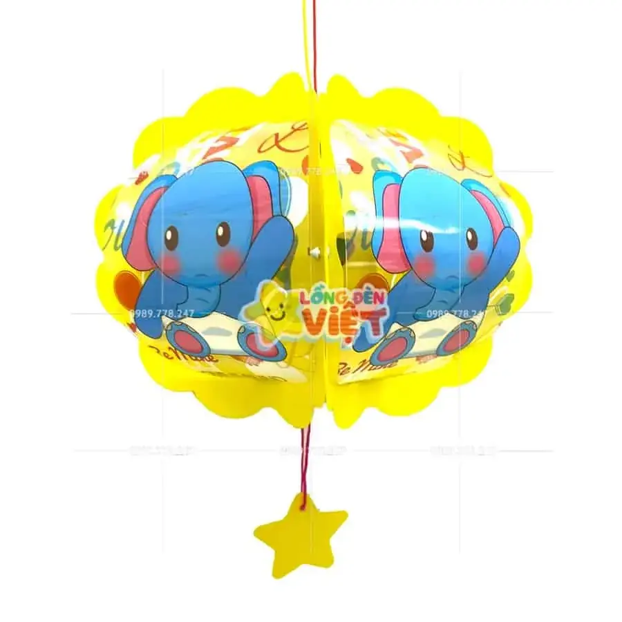 Lồng đèn nhựa Voi con Lồng đèn nhựa Voi con — đèn lồng thủ công Việt Nam | LongDenViet