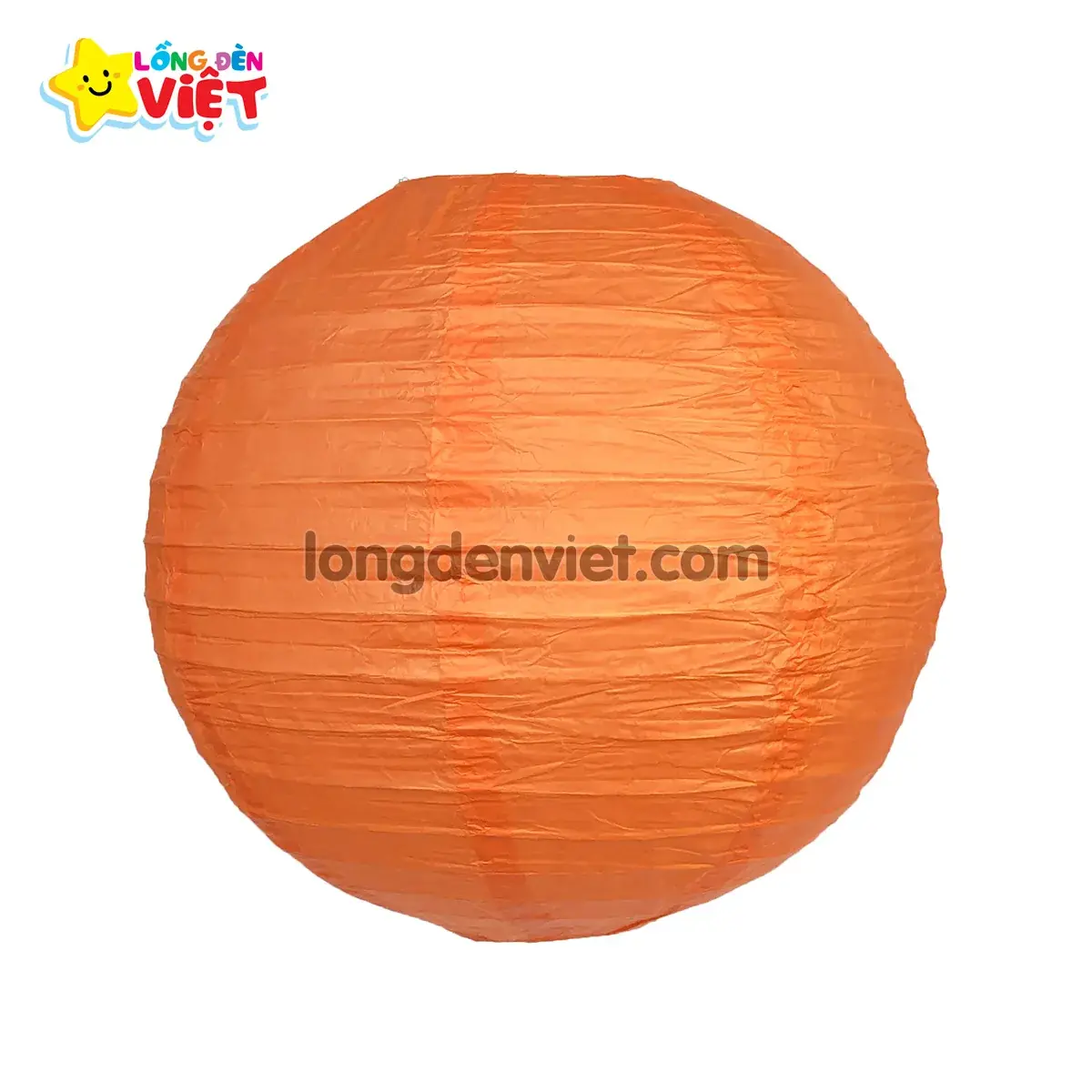 Lồng đèn giấy tròn Cam Lồng đèn giấy tròn Cam — đèn khách sạn Việt Nam | LongDenViet