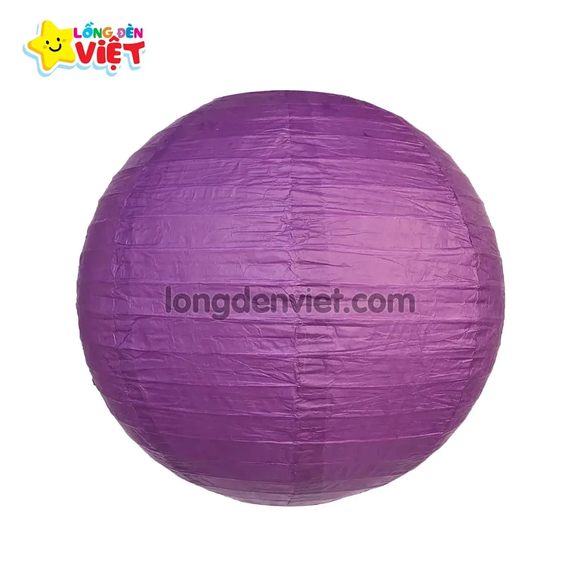 Lồng đèn giấy tròn Tím đậm Lồng đèn giấy tròn Tím đậm — đèn khách sạn Việt Nam | LongDenViet