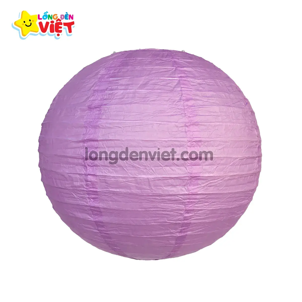 Lồng đèn giấy tròn Tím nhạt Lồng đèn giấy tròn Tím nhạt — đèn khách sạn Việt Nam | LongDenViet
