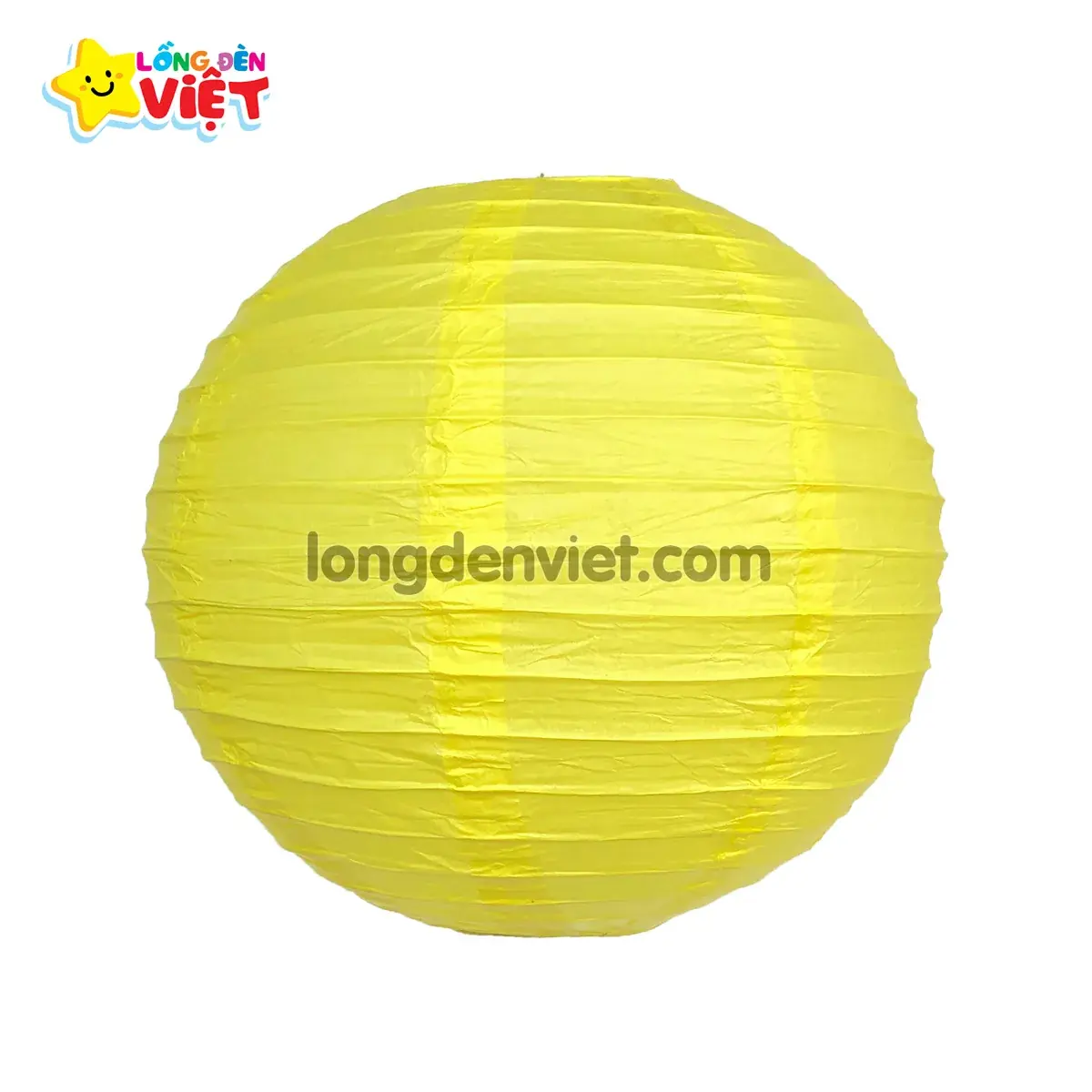 Lồng đèn giấy tròn Vàng Lồng đèn giấy tròn Vàng — đèn khách sạn Việt Nam | LongDenViet