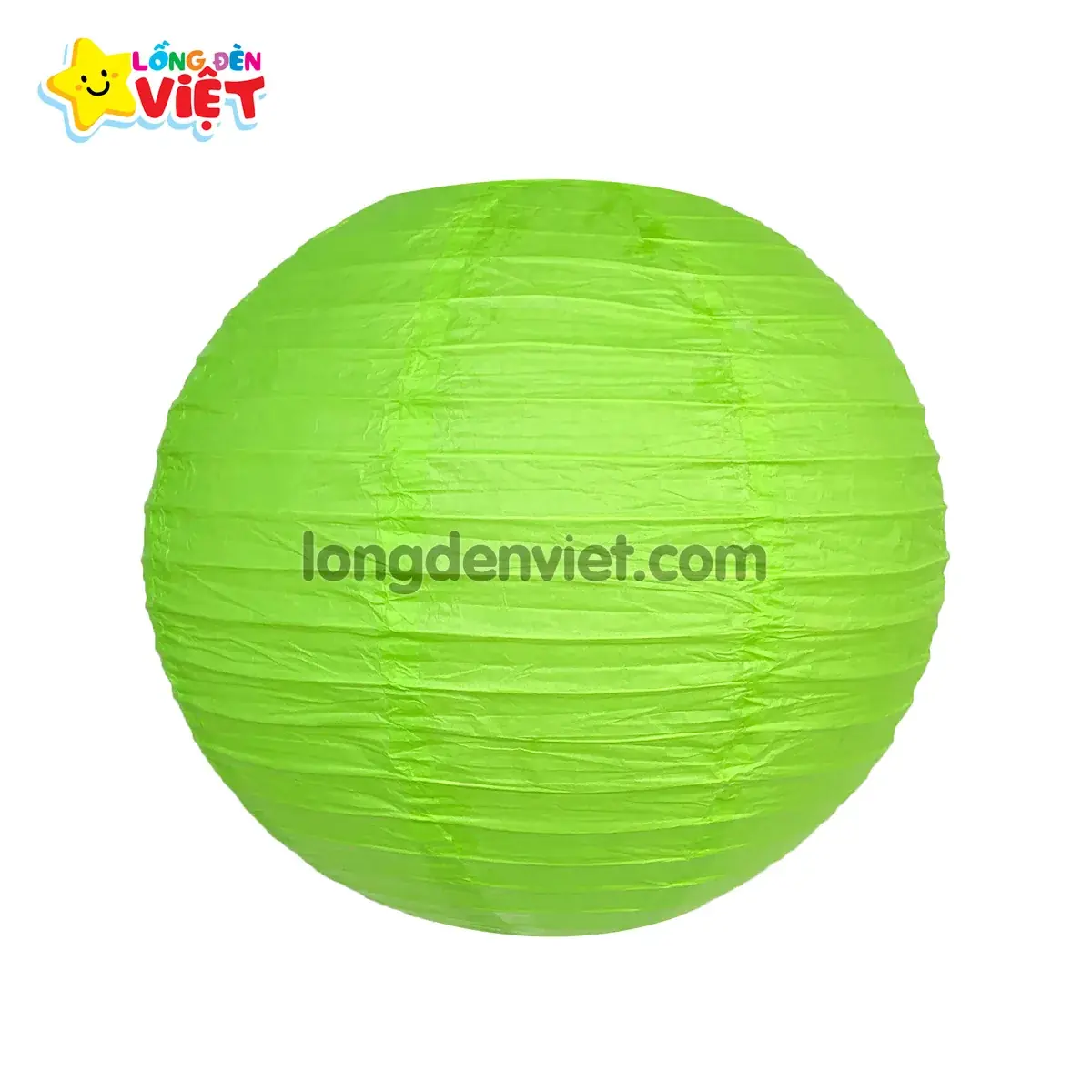 Lồng đèn giấy tròn Xanh lá Lồng đèn giấy tròn Xanh lá — đèn khách sạn Việt Nam | LongDenViet