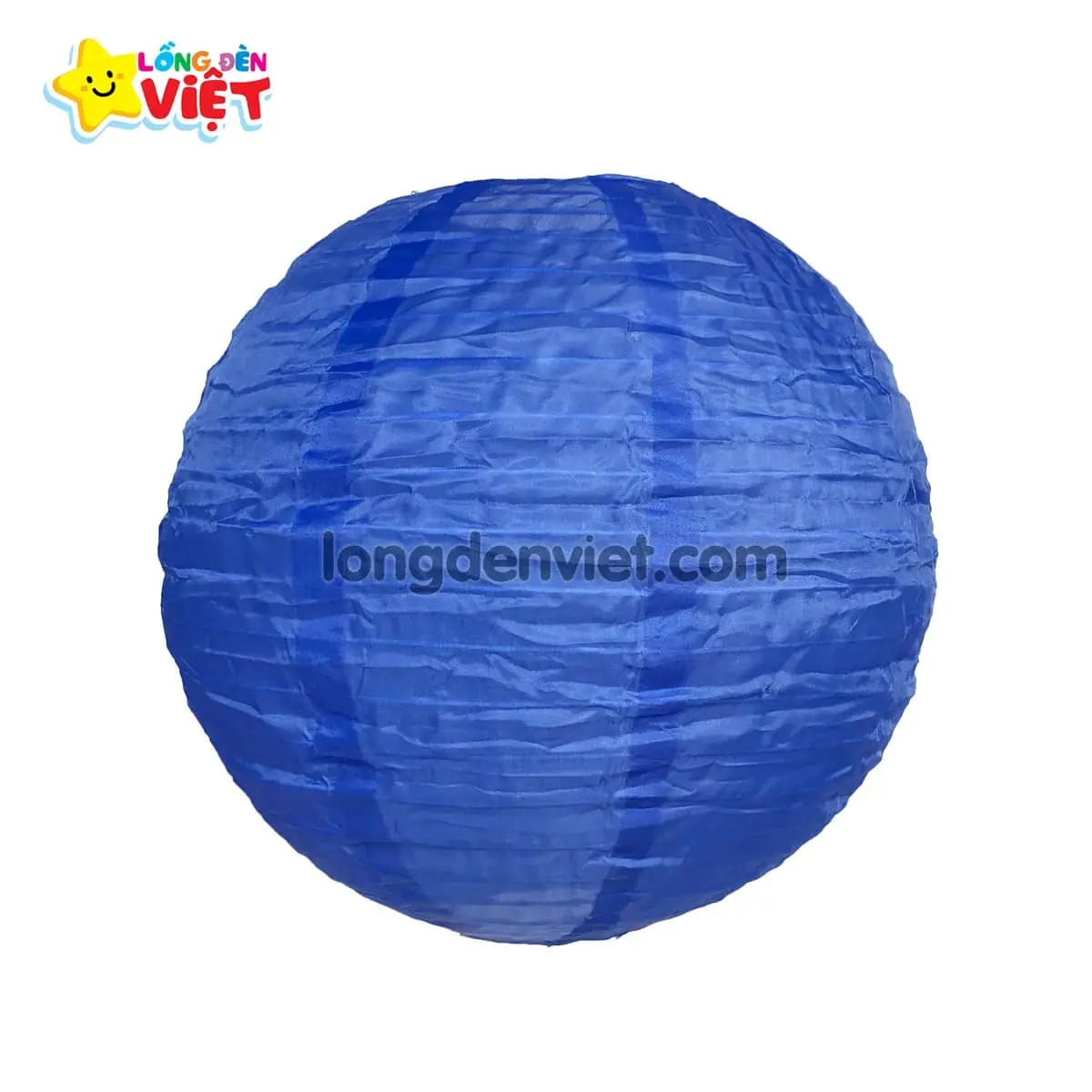 Lồng đèn vải tròn Xanh dương đậm Lồng đèn vải tròn Xanh dương đậm — đèn lồng thủ công Việt Nam | LongDenViet