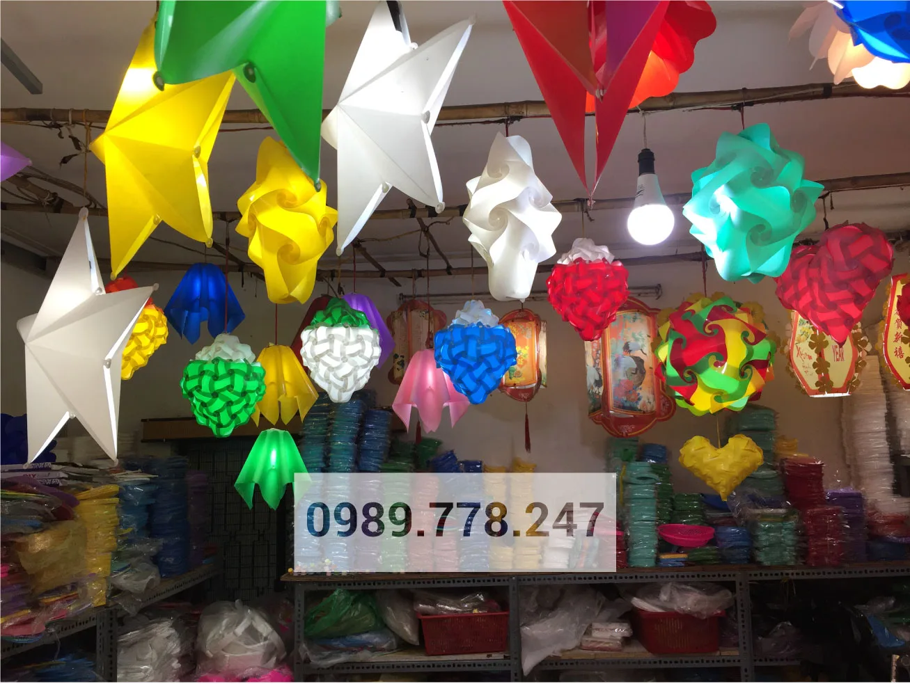 ĐÈN NGÔI SAO NHỰA GIÁ SỈ | LongDenViet