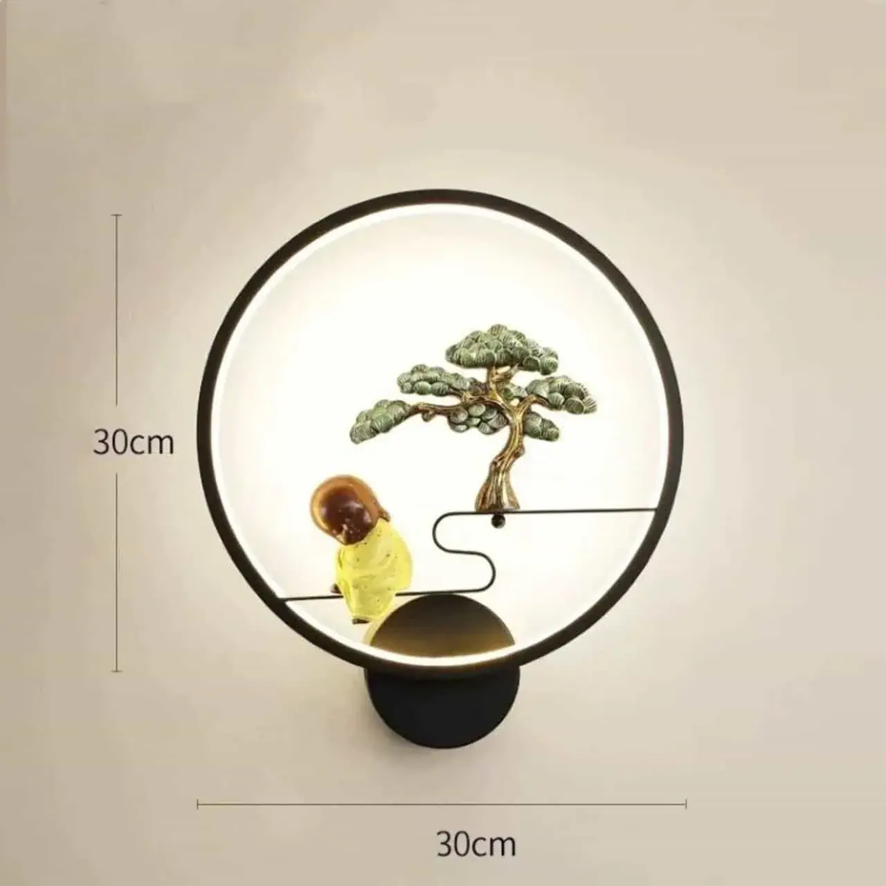 Đèn thiền sư và cây tùng già KHDGT0002 Đèn thiền sư và cây tùng già KHDGT0002 — đèn nội thất Việt Nam | LongDenViet