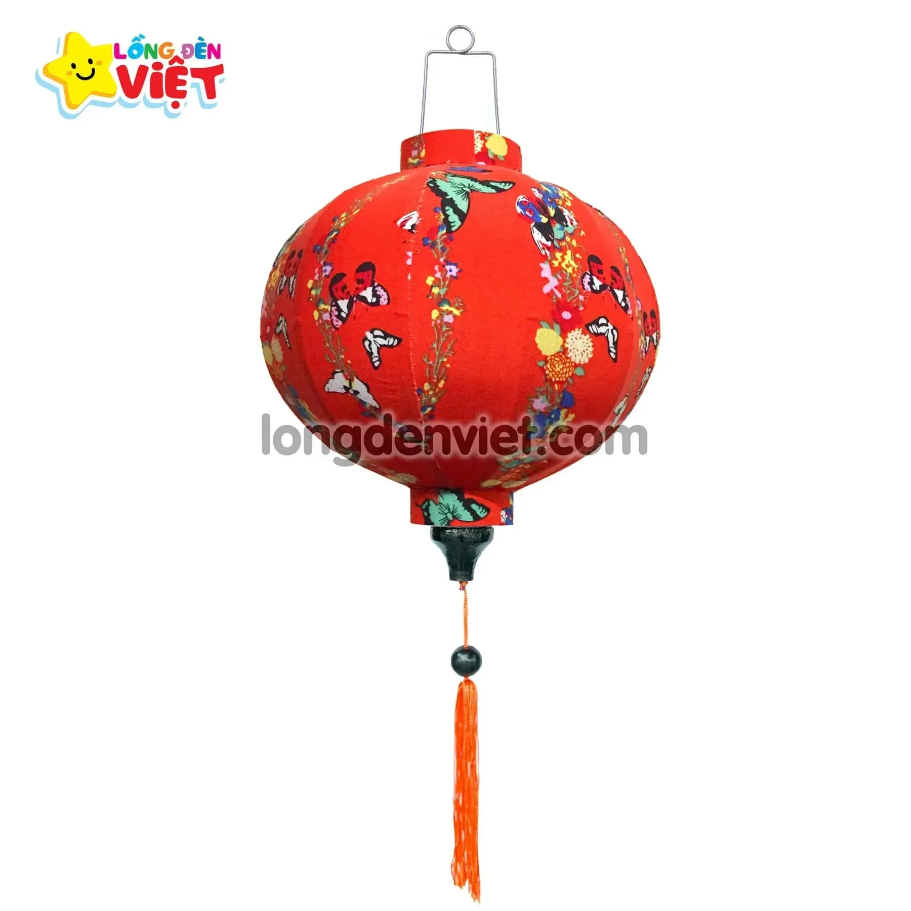 Lồng đèn Hội An Vải Hoa 09 — đèn lồng Hội An Việt Nam | LongDenViet