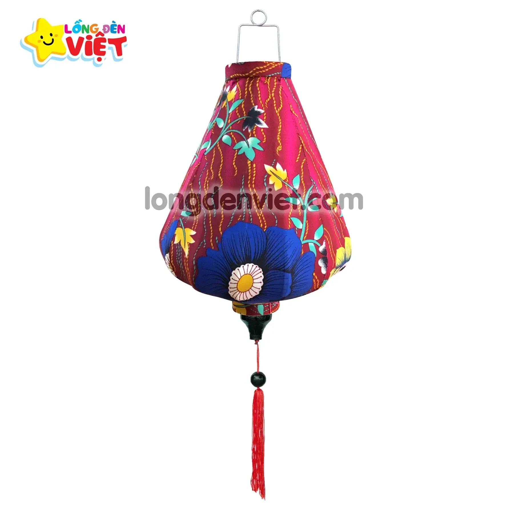 Lồng đèn Hội An Vải Hoa 17 — đèn lồng Hội An Việt Nam | LongDenViet
