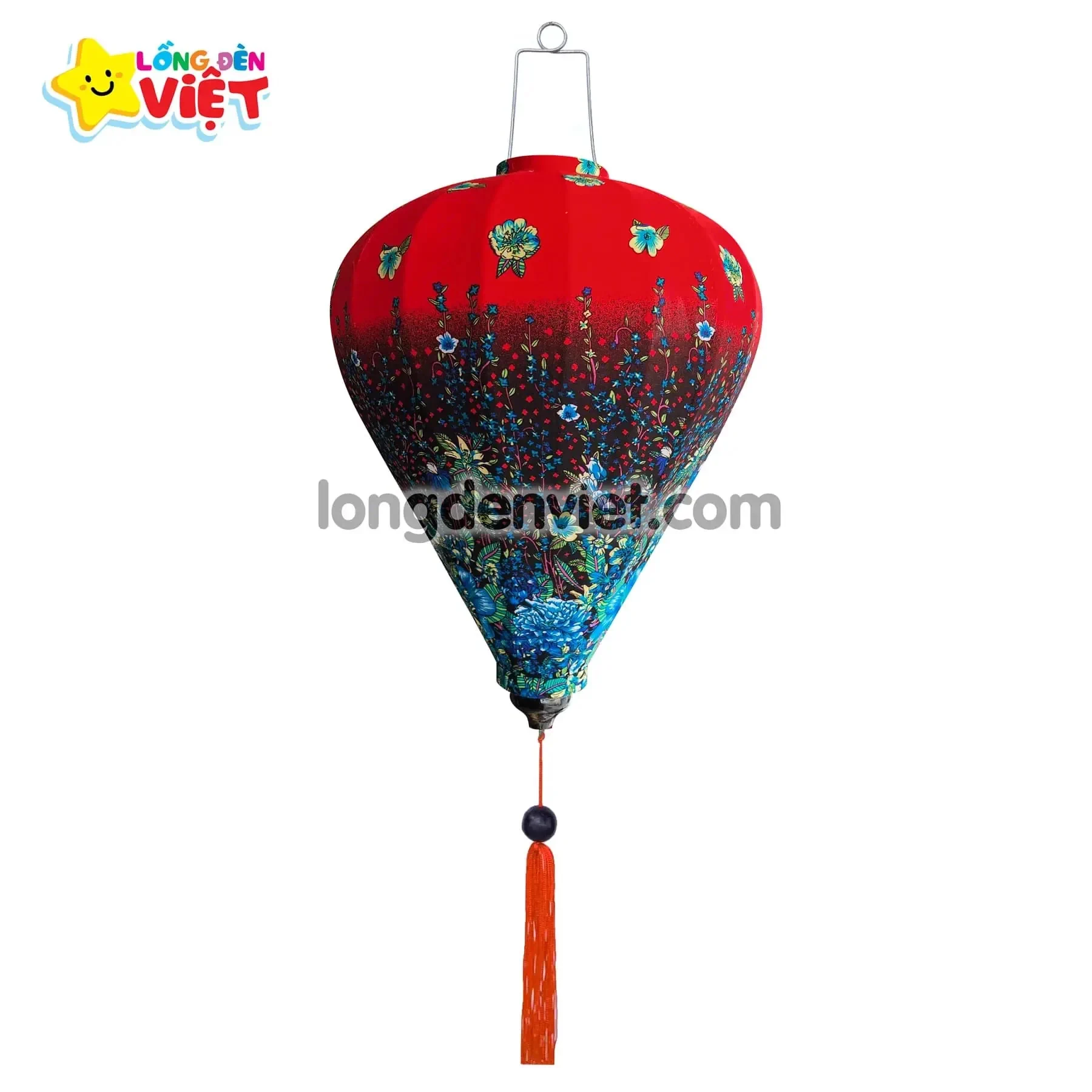 Lồng đèn Hội An Vải Hoa 12 — đèn lồng Hội An Việt Nam | LongDenViet