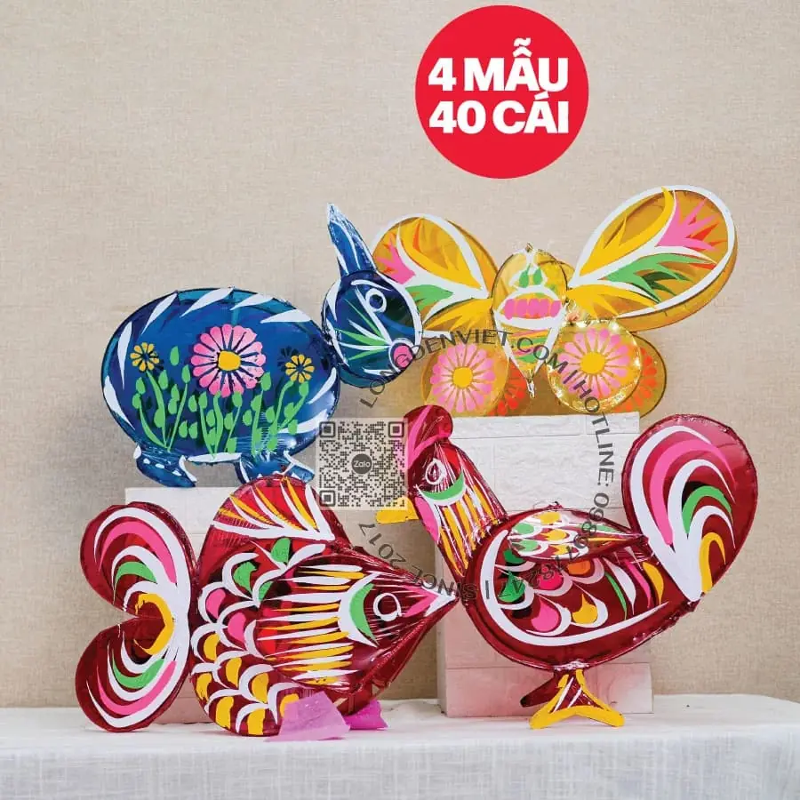 Đèn giấy kiếng 40cm 4 mẫu 40 con Đèn giấy kiếng 40cm 4 mẫu 40 con — đèn lồng thủ công Việt Nam | LongDenViet