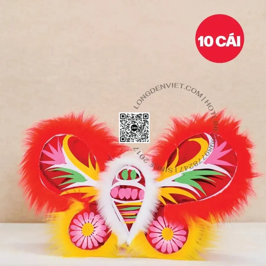 Đèn giấy kiếng lông bướm đỏ 40cm 10 cái Đèn giấy kiếng lông bướm đỏ 40cm 10 cái — đèn ngôi sao nhựa Việt Nam | LongDenViet