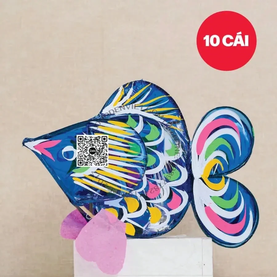 Đèn giấy kiếng cá xanh 40cm 10 cái Đèn giấy kiếng cá xanh 40cm 10 cái — đèn vẽ tranh Việt Nam | LongDenViet