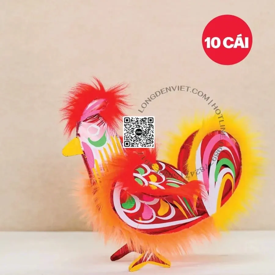 Đèn giấy kiếng lông gà đỏ 40cm 10 cái Đèn giấy kiếng lông gà đỏ 40cm 10 cái — đèn ngôi sao nhựa Việt Nam | LongDenViet