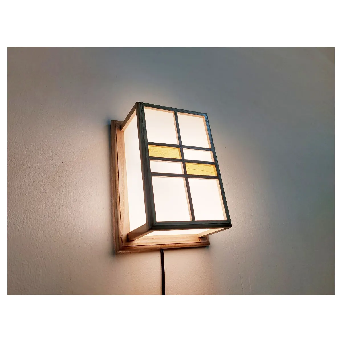 Đèn Áp Tường Gỗ Shoji Vuông Phong Cách Nhật Đèn Áp Tường Gỗ Shoji Vuông Phong Cách Nhật — đèn lồng gỗ Việt Nam | LongDenViet