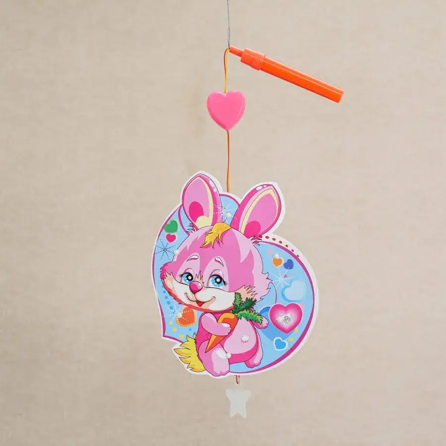 Đèn nhựa Thỏ hồng Đèn nhựa Thỏ hồng — đèn lồng thủ công Việt Nam | LongDenViet