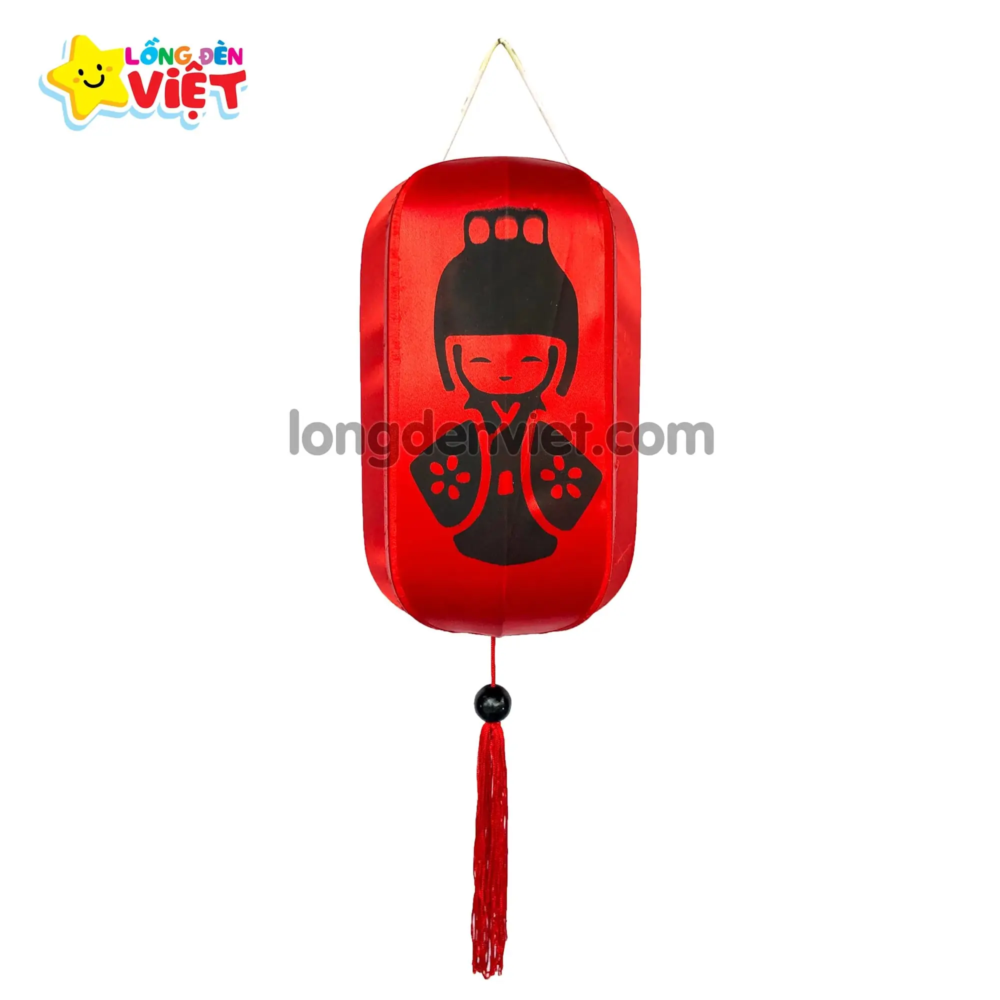 Lồng đèn khung sắt Trụ in Kimono S07 Lồng đèn khung sắt Trụ in Kimono S07 — đèn lồng gỗ Việt Nam | LongDenViet