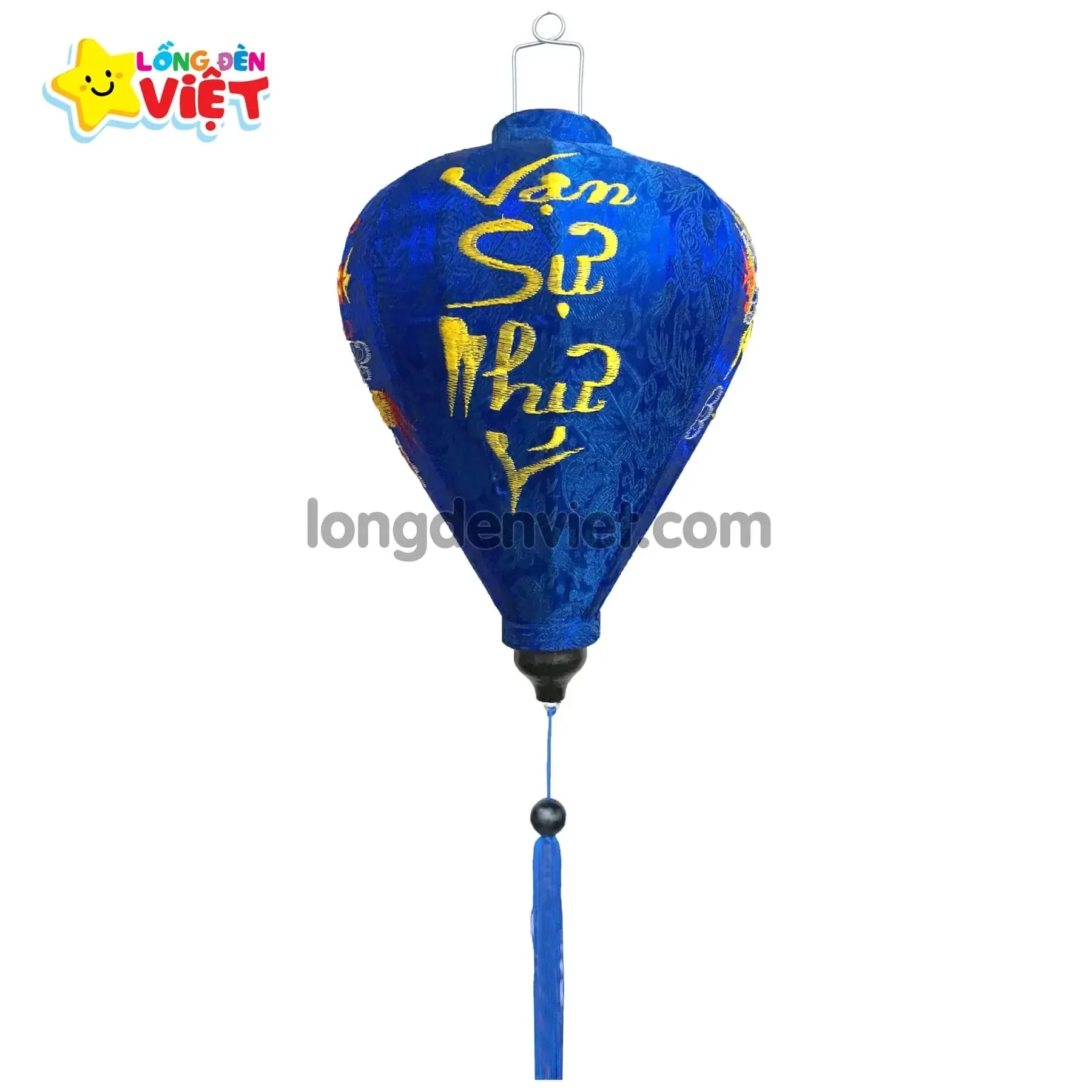 Lồng đèn thêu Vạn Sự Như Ý TH04 — đèn lồng Tết Việt Nam | LongDenViet