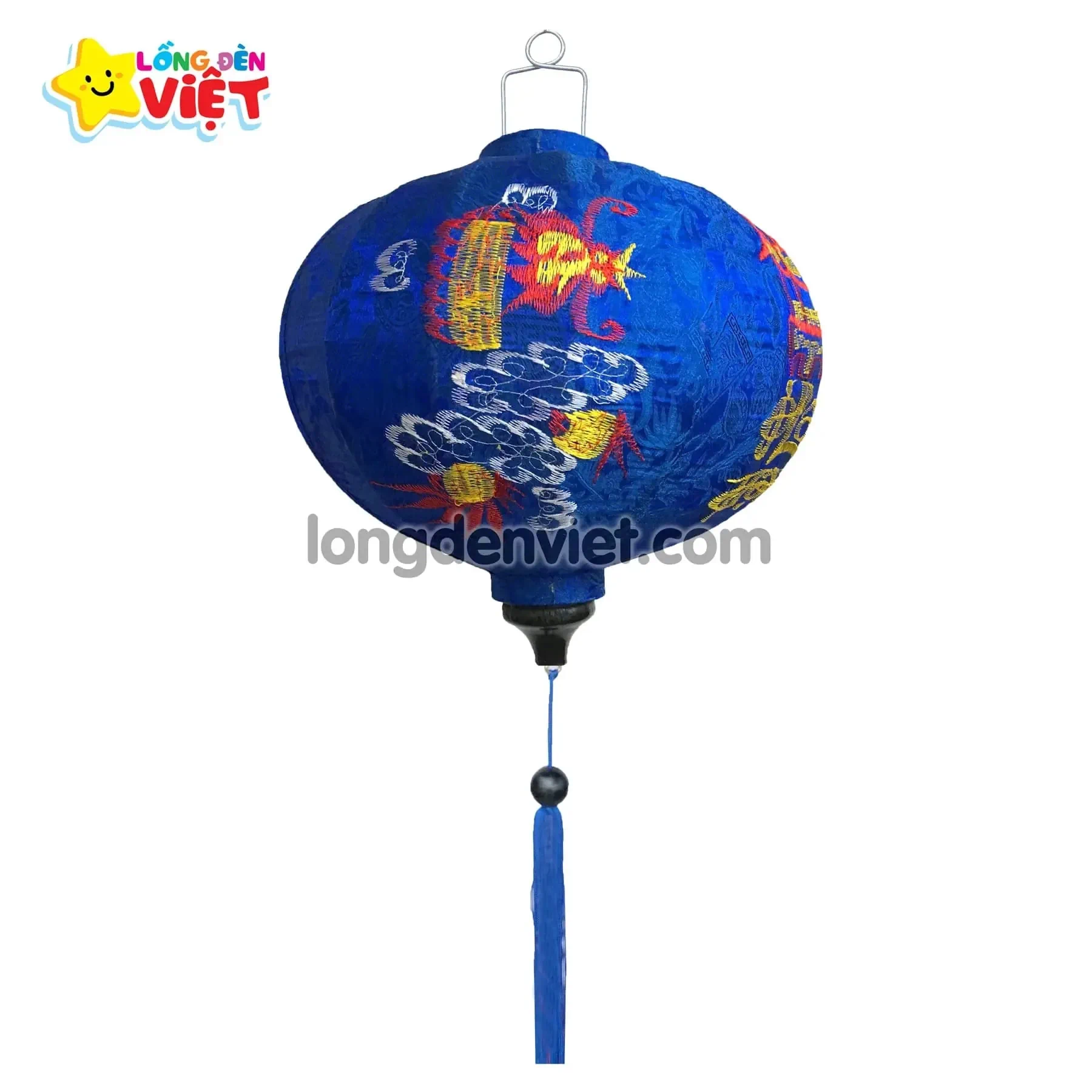 Lồng đèn thêu Rồng TH10 — đèn lồng Tết Việt Nam | LongDenViet