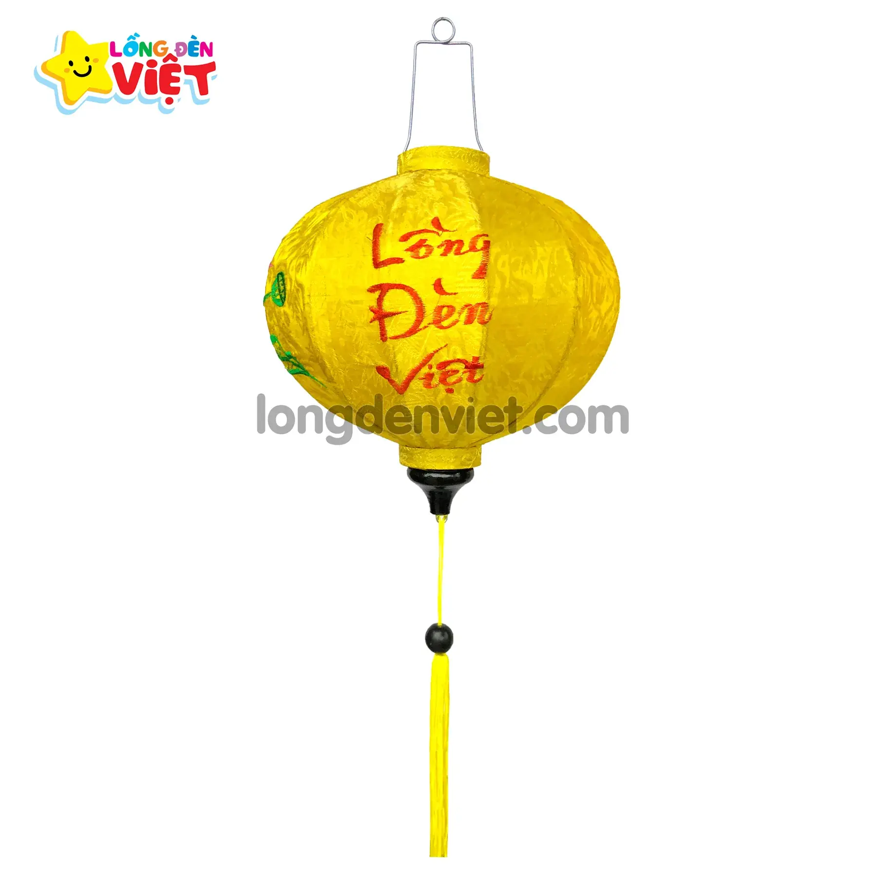 Lồng đèn thêu Lồng Đèn Việt TH09 Lồng đèn thêu Lồng Đèn Việt TH09 — đèn lồng gỗ Việt Nam | LongDenViet