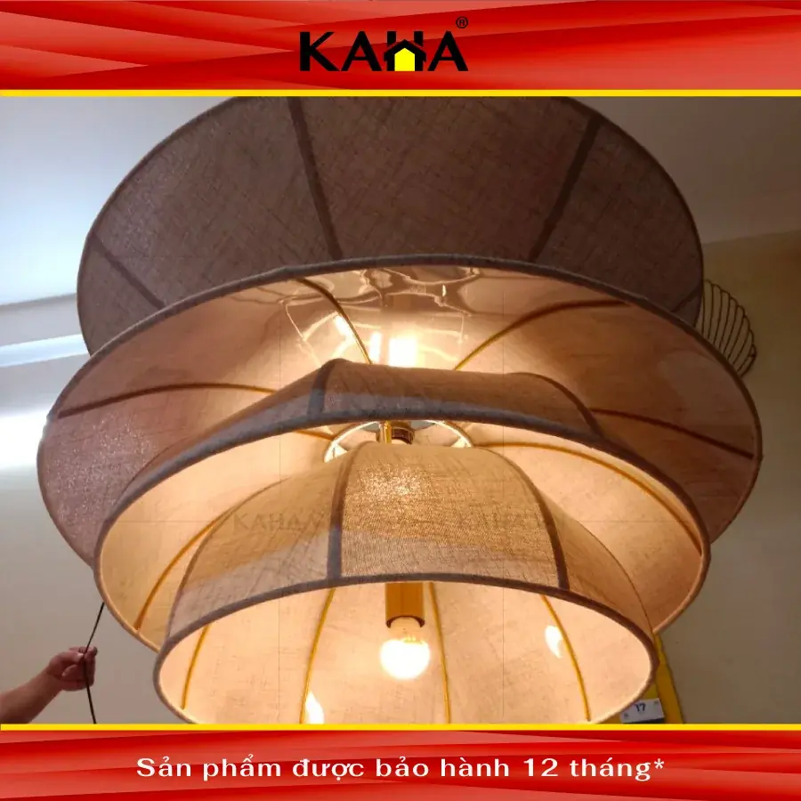 Đèn thả vải KAHA0002 Đèn thả vải KAHA0002 — đèn lồng thủ công Việt Nam | LongDenViet