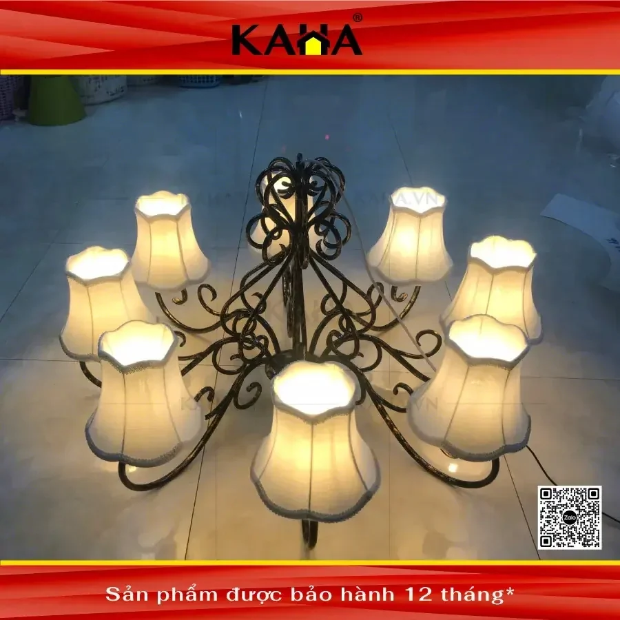 Đèn Chùm Vải KAHA0056 — đèn lồng thủ công Việt Nam | LongDenViet