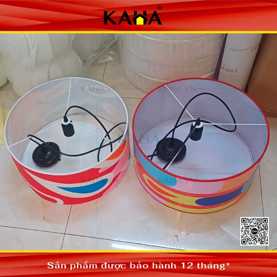 Đèn Trần Vải KAHA0055 Đèn Trần Vải KAHA0055 — đèn lồng thủ công Việt Nam | LongDenViet