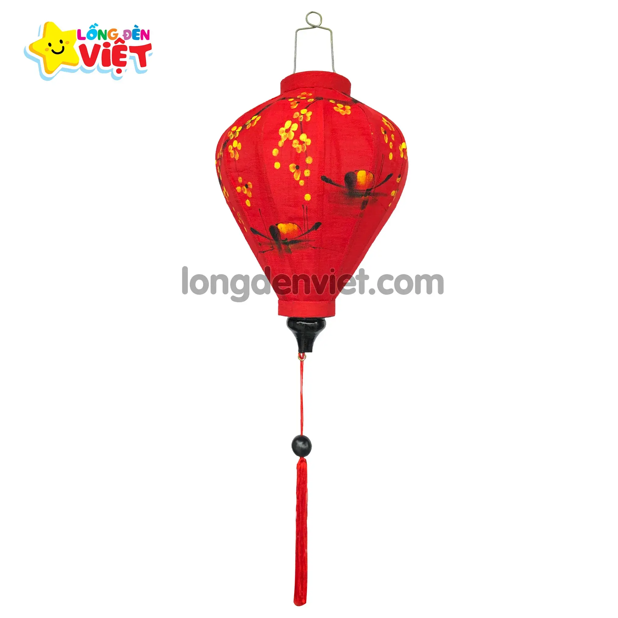 Lồng đèn Hội An vẽ Sông Nước V01 Lồng đèn Hội An vẽ Sông Nước V01 — đèn lồng gỗ Việt Nam | LongDenViet