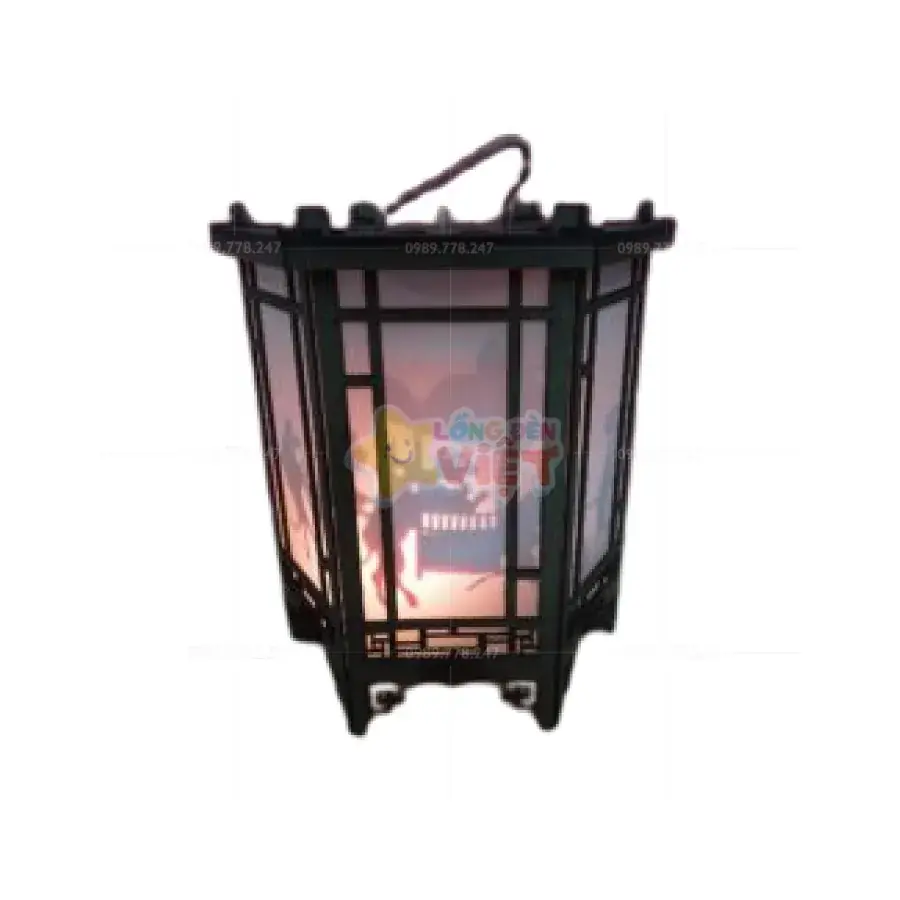 Đèn Kéo Quân Gỗ 24cm Đèn Kéo Quân Gỗ 24cm — đèn lồng gỗ Việt Nam | LongDenViet