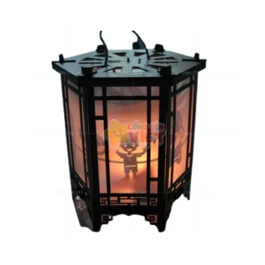 Đèn Kéo Quân Gỗ 24cm