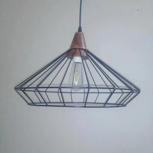 Đèn khung sắt kiểu chụp đèn KH-DTR035 Đèn khung sắt kiểu chụp đèn KH-DTR035 — đèn quán cafe Việt Nam | LongDenViet