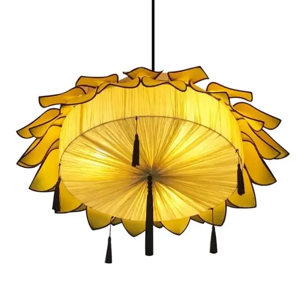 Đèn vải hoa sen treo chùa KH-DTR017 Đèn vải hoa sen treo chùa KH-DTR017 — đèn vải cao cấp Việt Nam | LongDenViet