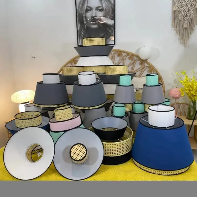 Đèn vải treo kiểu chụp đèn KH-DTR022 Đèn vải treo kiểu chụp đèn KH-DTR022 — đèn quán cafe Việt Nam | LongDenViet