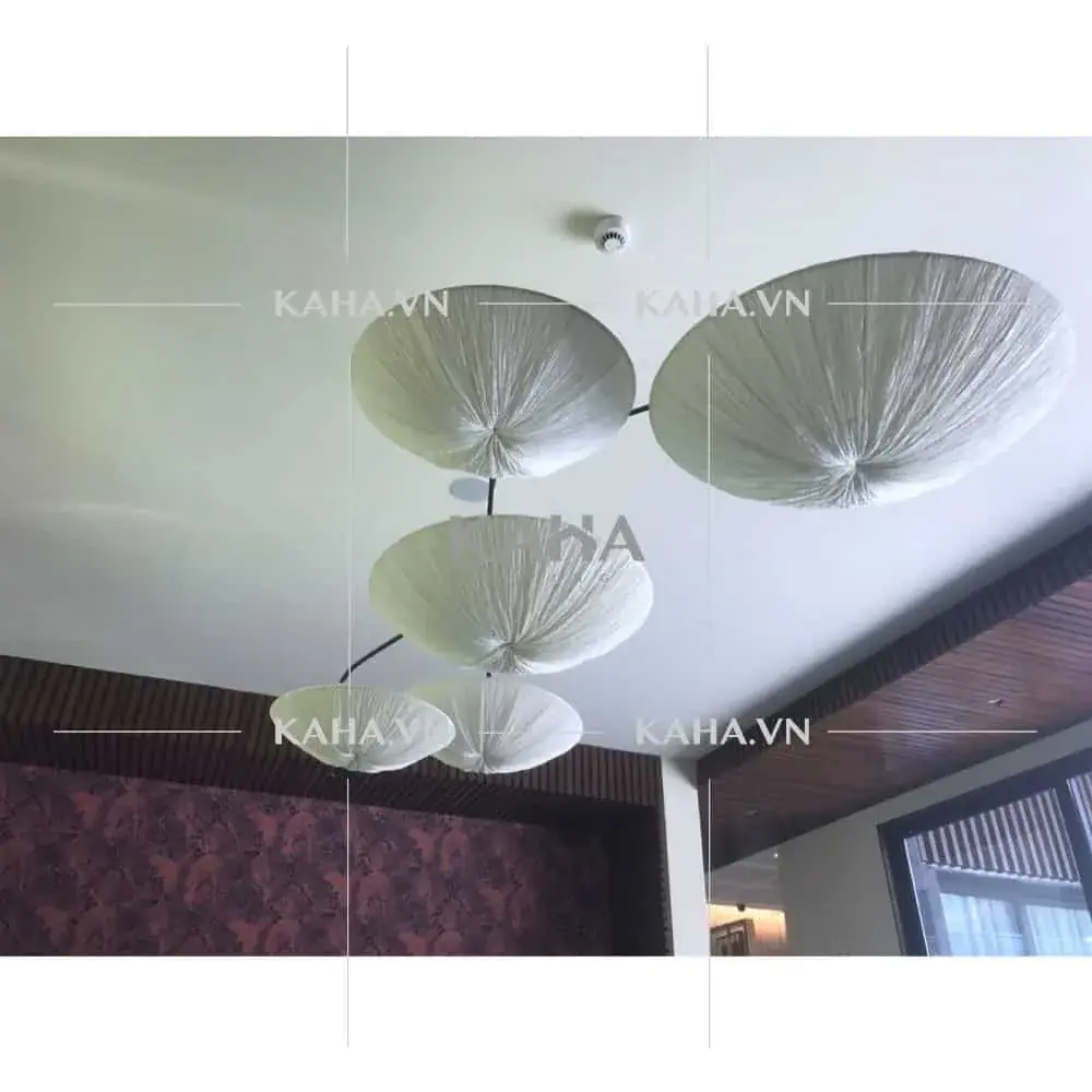 Đèn vải combo đĩa 5 cái KH-DTR014 Đèn vải combo đĩa 5 cái KH-DTR014 — đèn quán cafe Việt Nam | LongDenViet