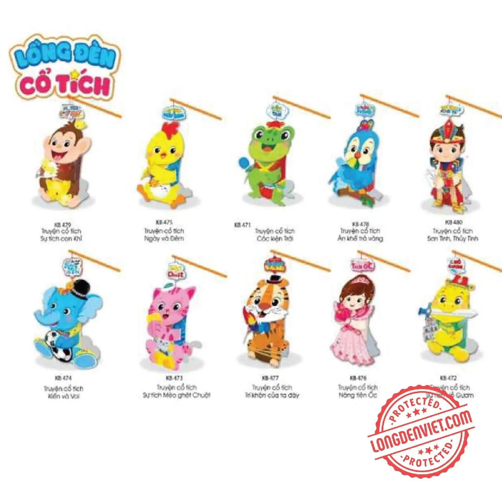 Lồng đèn sự tích Con khỉ Lồng đèn sự tích Con khỉ — đèn lồng thủ công Việt Nam | LongDenViet