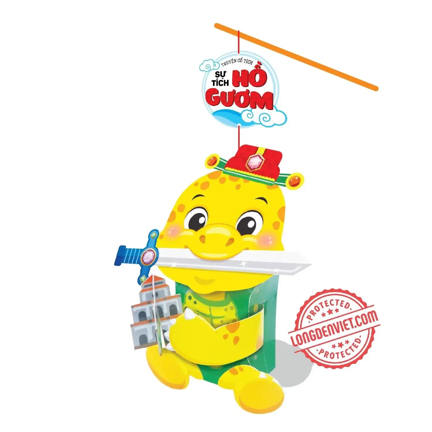 Lồng đèn sự tích Hồ gươm — đèn lồng thủ công Việt Nam | LongDenViet