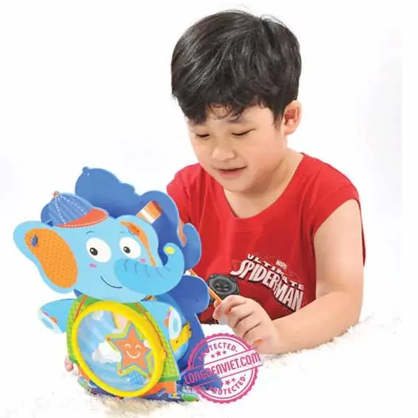 Trống sáng tạo voi vui vẻ Trống sáng tạo voi vui vẻ — đèn lồng thủ công Việt Nam | LongDenViet