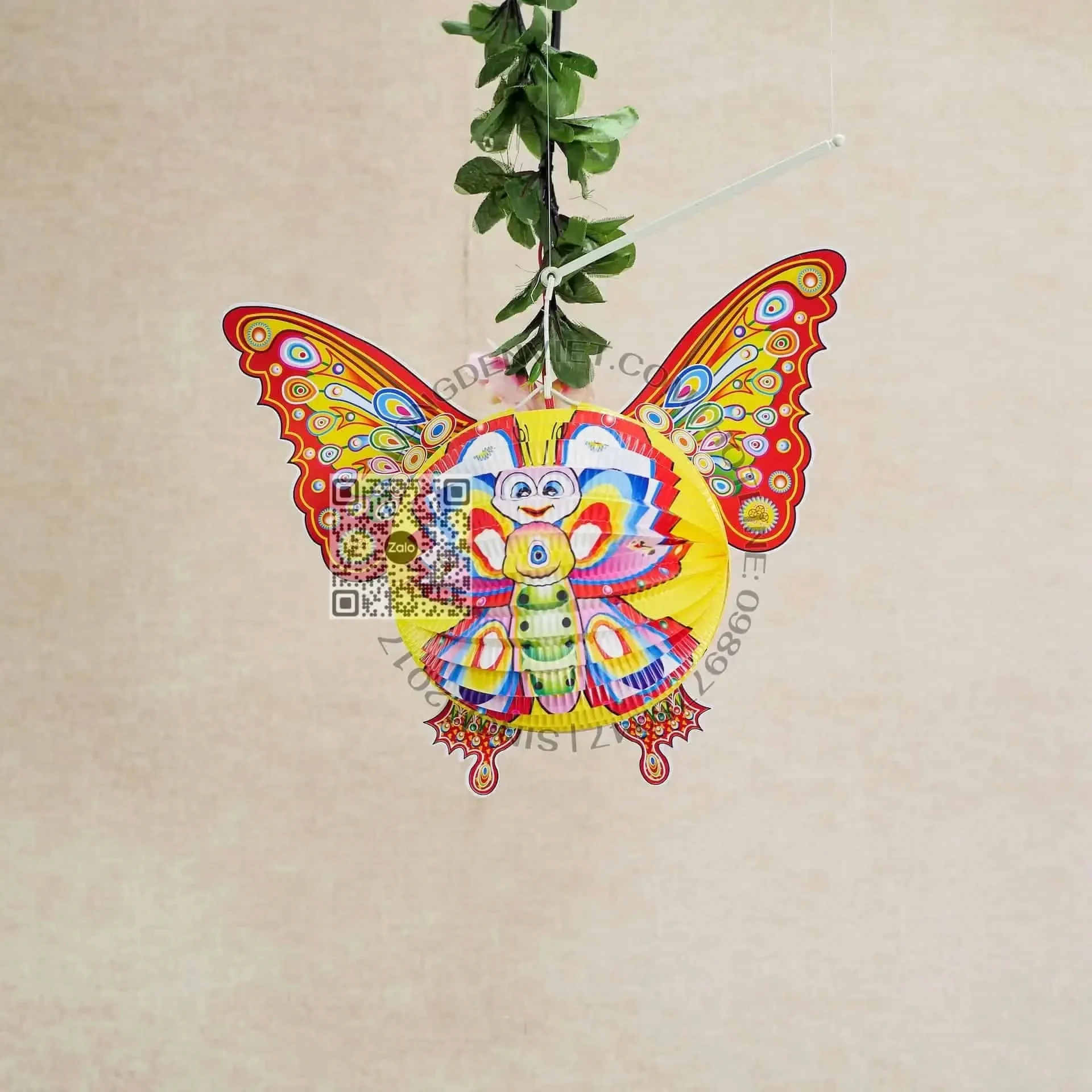 Lồng đèn bướm hoa — đèn trung thu Việt Nam | LongDenViet