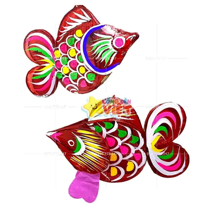 Đèn Giấy Kiếng Hình Cá Chép Đèn Giấy Kiếng Hình Cá Chép — đèn trung thu Việt Nam | LongDenViet