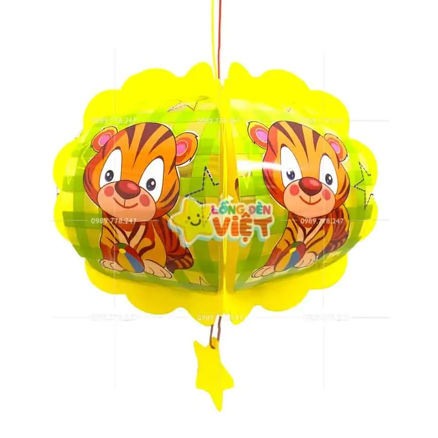 Lồng đèn nhựa Hổ con