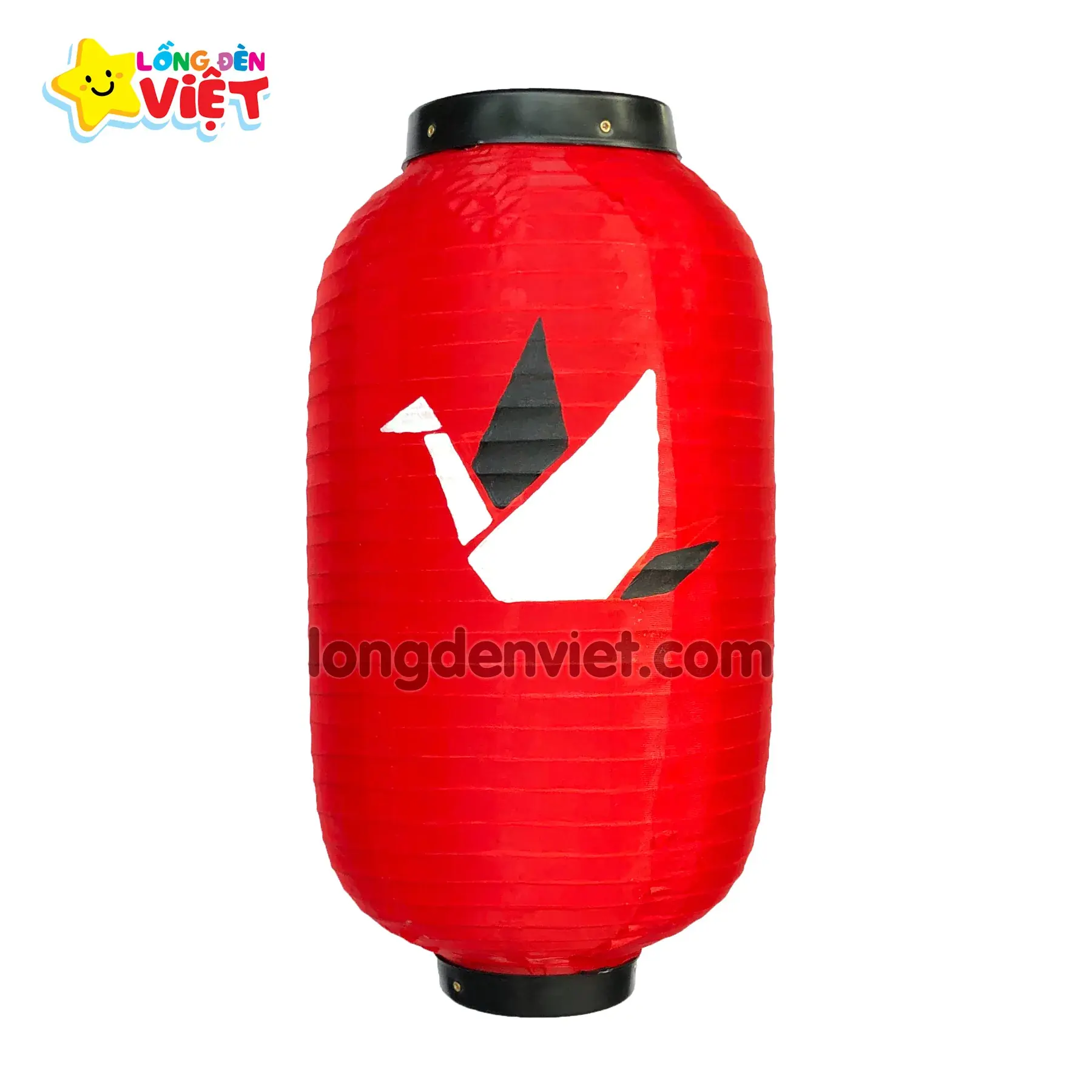 Lồng đèn kiểu nhật Vẽ Hạc V08 Lồng đèn kiểu nhật Vẽ Hạc V08 — đèn khách sạn Việt Nam | LongDenViet