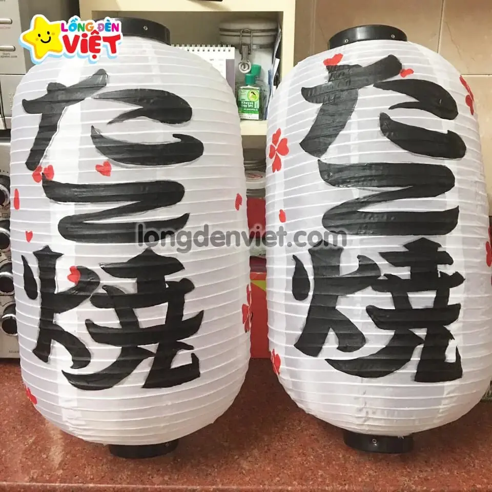 Lồng đèn kiểu nhật Vẽ chữ Takoyaki V11 Lồng đèn kiểu nhật Vẽ chữ Takoyaki V11 — đèn khách sạn Việt Nam | LongDenViet