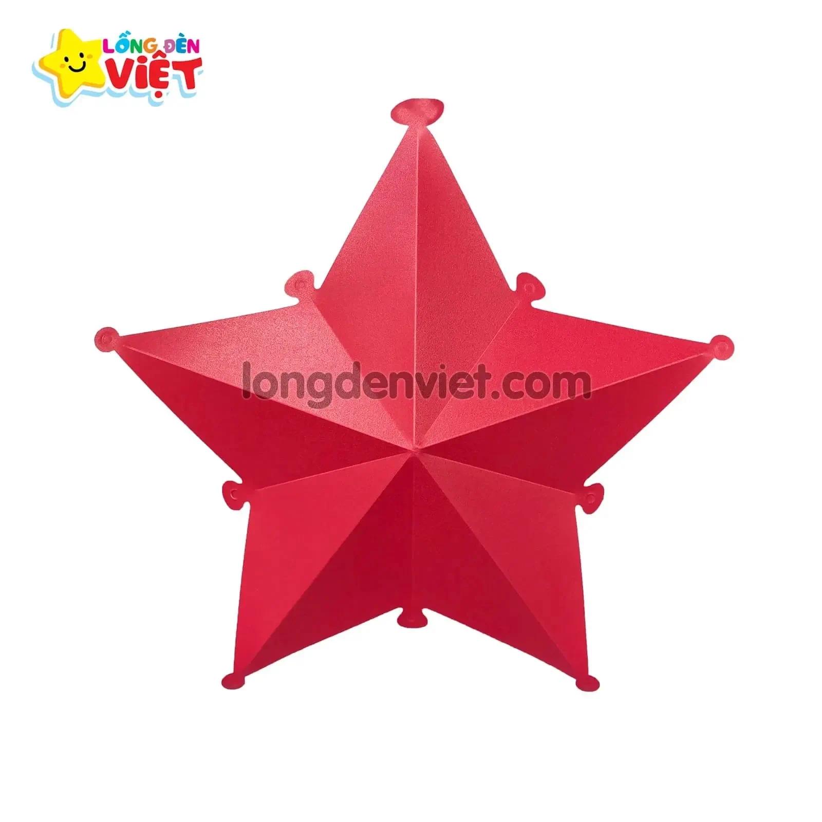 Ngôi sao nhựa màu đỏ Ngôi sao nhựa màu đỏ — đèn ngôi sao nhựa Việt Nam | LongDenViet