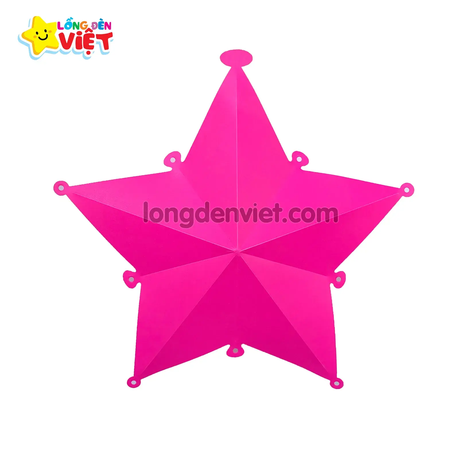 Ngôi sao nhựa màu hồng sen