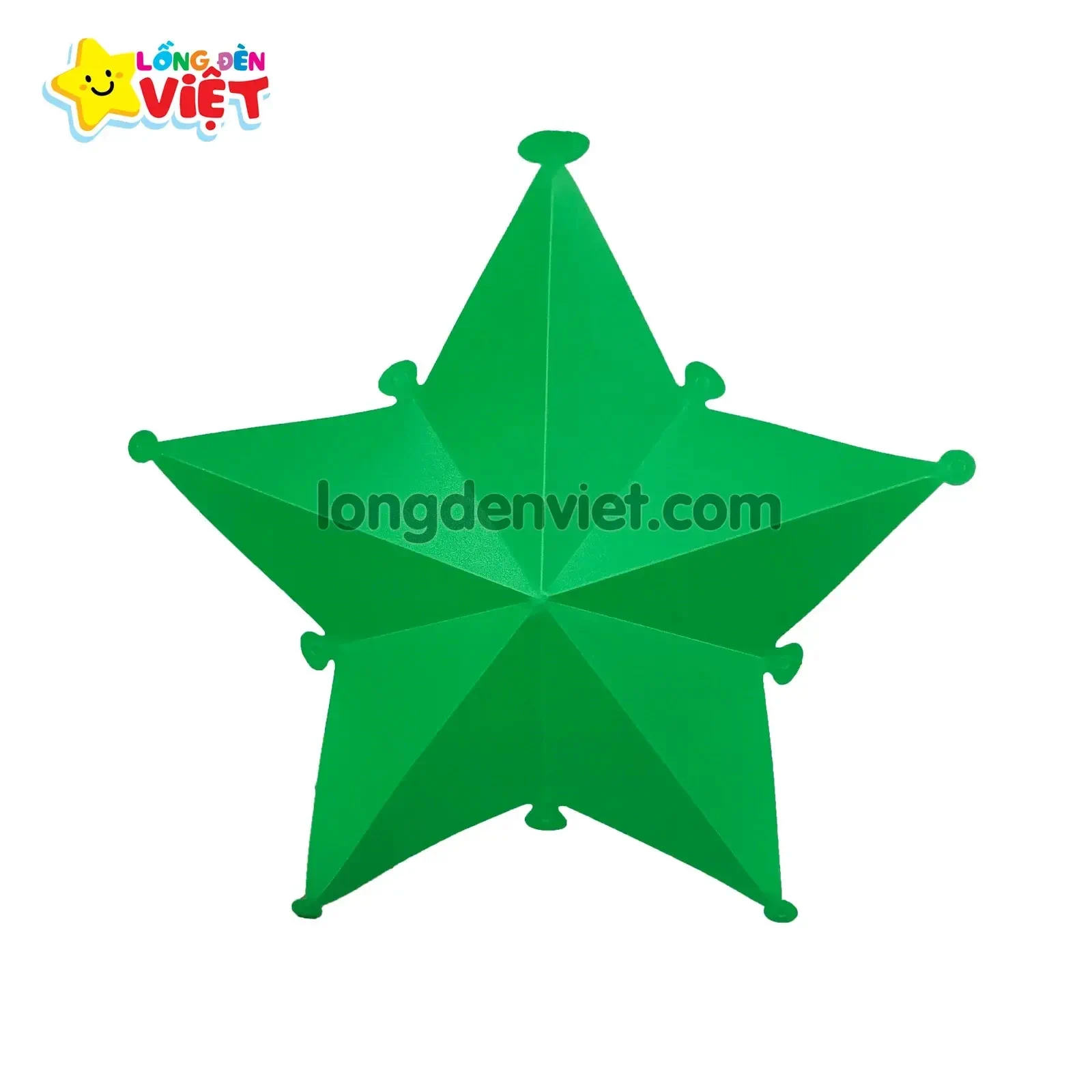 Ngôi sao nhựa màu xanh lá Ngôi sao nhựa màu xanh lá — đèn ngôi sao nhựa Việt Nam | LongDenViet