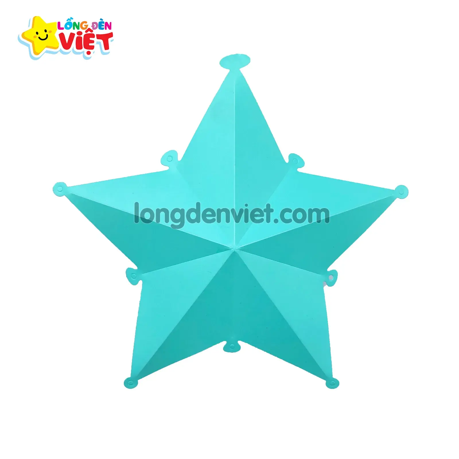 Ngôi sao nhựa màu xanh ngọc